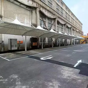 大连新能源停车场充电桩膜结构车棚安装 厂家直供 防腐蚀