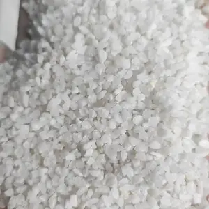 颗粒石英砂颜色洁白无杂质用来做户外布景及装饰 效果好美观大气