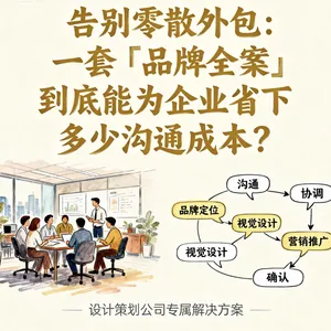 告别零散外包：一套「品牌全案」到底能为企业省下多少沟通成本？