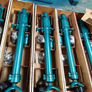 YSP45向上式凿岩机可钻凿与水平面成60°至90°方向的岩孔