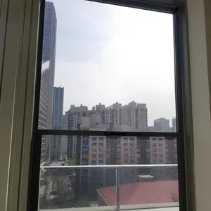 意美达牌上下推拉金刚网纱窗 两趟防护纱窗