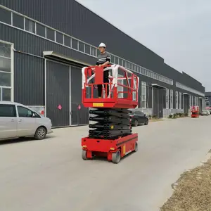 荆州市沙市区电动液压移动剪叉式升降车剪叉移动电动升降机14米