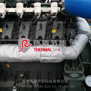 膨化机保温衣,节能降耗,改善工作环境,安装方便,食品厂膨化机隔热套,饲料厂膨化机隔热被
