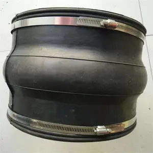 卡箍式橡胶接头 管道减震器 橡胶弯头软连接 丝扣避震喉威良橡塑