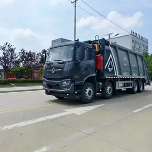 东风天锦前四后八37方压缩式垃圾车