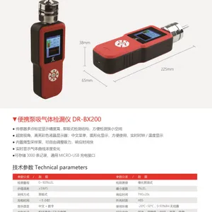 便携泵吸气体捡漏仪DR-BX850