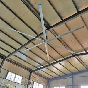 福建大型工业吊扇厂房用大风扇6叶超大直径7.2米工业大吊扇柏灵厂家