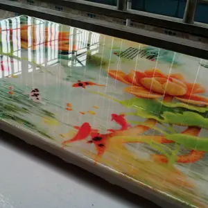 佛山背景墙UV淋涂生产线 石材辊涂机 岗石淋幕机器 背景墙加工设备