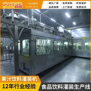 瓶装浓缩果汁生产线 浓缩苹果汁生产制造设备 工厂定制