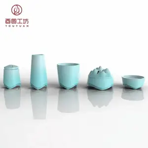 传统香道打篆器具山影五件套陶瓷工艺礼盒包装