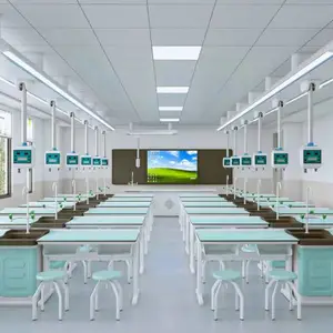 实验桌中小学生物理化学生物实验桌科学探究桌实验台教室演示台