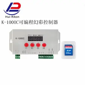 幻彩SD卡单机 K-1000C 可编程 可写码 兼容DMX512 RGBW全彩控制器