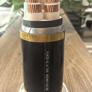 金长城线缆 YJV22 4*240+1 阻燃耐火低压电力电缆源头厂家国标保检测支持来厂参观考察