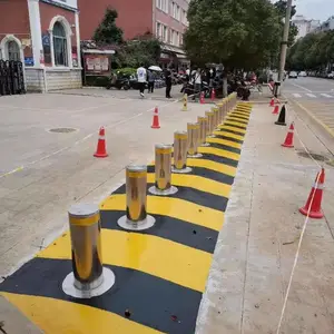 小区液压升降柱 防撞全自动升降路桩厂家 伸缩柱批发