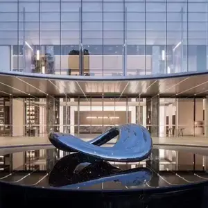不锈钢雕塑厂家 来图制作景区园林景观不锈钢摆件 动物造型 异形订制
