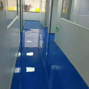 宁夏银川防尘无尘厂房装修环氧地坪漆厂家绿色和灰色每公斤14元,质量***