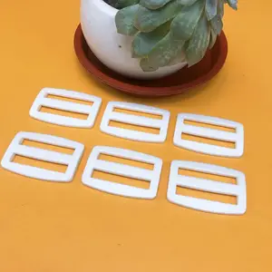 现货 3.2CM白色日字扣 塑料三档扣 书包织带调节扣 量大优惠