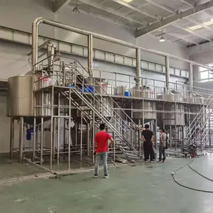 精酿啤酒生产设备 5000升精酿啤酒设备 酒厂啤酒设备厂家供应直销