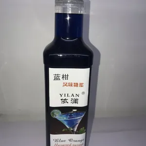 依澜蓝柑风味糖浆1L 苏打鸡尾酒和水果饮料