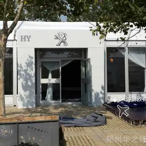 洛阳试驾车展篷房搭建出租,玻璃篷房租赁