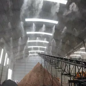 平顶山料厂降尘喷淋系统,城市智能化高空除霾设备安装方法