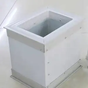 湖南省衡阳市单面彩钢玻纤风管通风管道/小直管环保空调配件