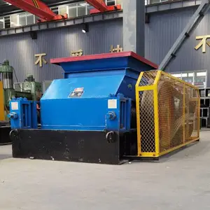 对辊米石破碎机 全自动液压双辊制砂机 小型石英砂生产设备