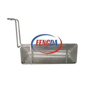【丰达换热】特氟龙套管式换热器 铁氟龙套钛管