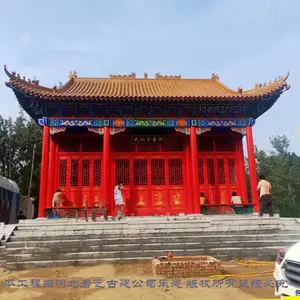 供应寺庙景观设计 古建寺庙 广场鼓楼专业施工队