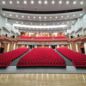 深圳LTY001礼堂椅 学校报告厅用椅 大型会议室实木阶梯式连排椅