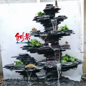 假山英德石叠石造景石-园林工程造景石材-清远大英石堆场