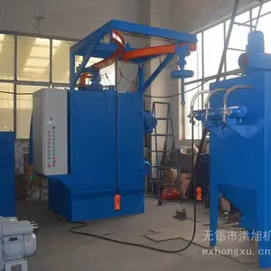 供应无锡洪旭Q376吊钩式抛丸机 吊挂式抛丸机 双吊钩抛丸机