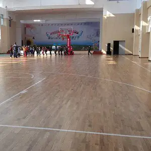 龙岩学校篮球馆运动木地板改造_体育馆枫木运动地板铺设_实木运动地板_能冠工程施工包工包料
