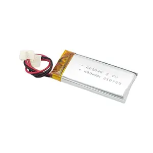 С������װ﮵�أ��ۺ���﮵��602040 3.7V 400mAh 5C
