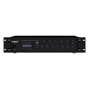 Y-INST商场广播系统改造方案5分区MP3音量可调功放IN-BC6450-5