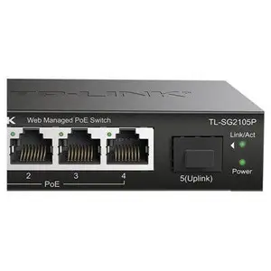 TP-LINK TL-SG2105P全千兆8口以下网管型PoE交换机带防火墙