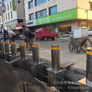 江苏湖南北京南通泰州张家港车辆识别系统升降柱厂家直销