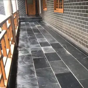 开封古建铺地青石板 公园人行道仿古石材地砖青石