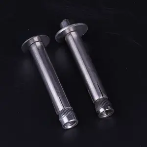 304/201不锈钢内置式膨胀螺丝外六角内膨胀螺栓内爆m6m8m10m12*70