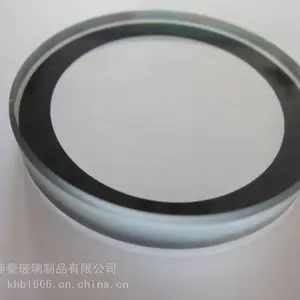 加工8mm手电筒玻璃筒灯玻璃防爆灯钢化玻璃圆形玻璃片