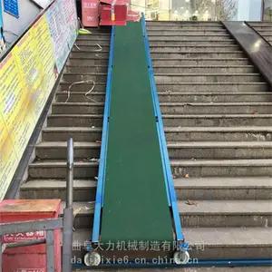 装车卸车捷效皮带输送机 流水线车间PVC传送带 全自动皮带输送带