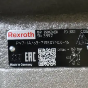 R900506808 PV7-1A/63-71RE07MC0-16 德国力士乐REXROTH叶片泵