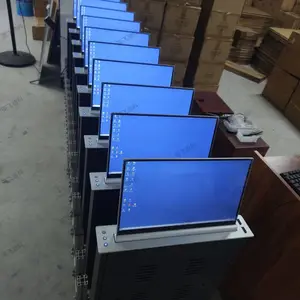 无纸化会议桌升降器 源头厂家 工厂现场试装 超薄液晶屏升降器批发
