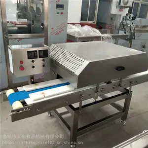 义康牌鲜鸡肉切片机 水平式肉片机 多层鲜肉切片机