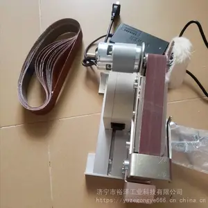 砂带机小型家用 砂纸带打磨机 电动磨刀器抛光机多功能