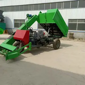 牛场自走式清粪斗车 牲畜粪便清理车 牛粪除粪车