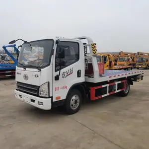 解放虎v 楚胜清障车 平板救援专用 清障车道路救援车 潍柴110马力