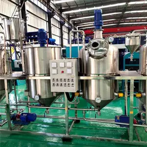 浩凡油菜籽压榨精炼罐 植物油动物油精炼机 三罐式玉米胚芽炼油机