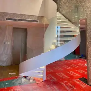 南京售楼处旋转楼梯 酒店旋转楼梯_豪华别墅旋转铝艺楼梯_全国测量安装