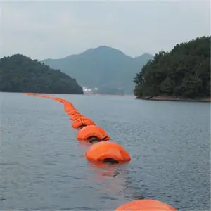 水域优质塑料管道浮筒 江面拦截警示PE聚乙烯浮漂